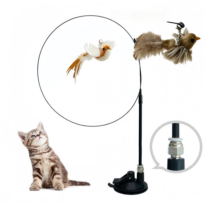 Pet Planet Baton pour divertir les chats avec oiseau simulé