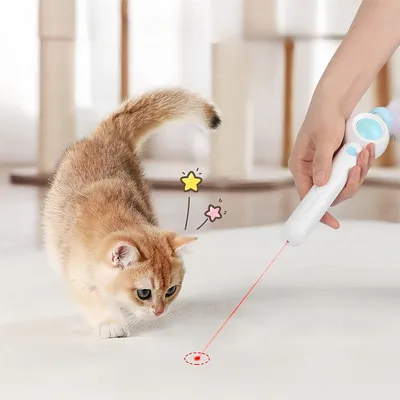 Pet Planet Jouet à plumes rétractable pour chat