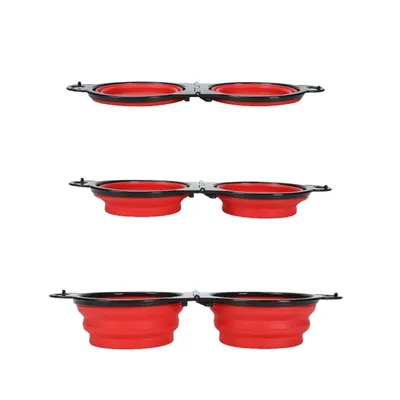 Petopia Gamelle pliable 2 en 1 pour chien