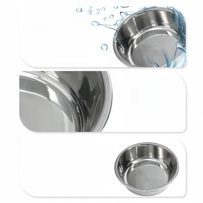 Petopia  Gamelle pour chien en acier inoxydable