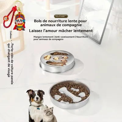 Petopia Porte - gamelles anti - glouton pour chiens et chats