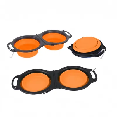 Petopia Gamelle pliable 2 en 1 pour chien