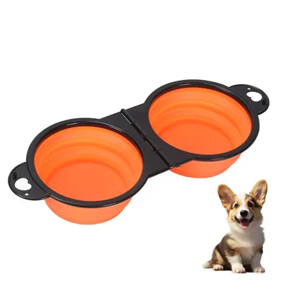 Petopia Gamelle pliable 2 en 1 pour chien
