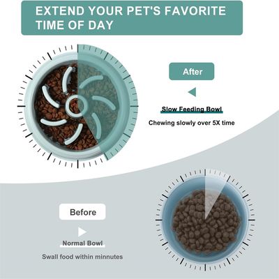IntiMeg Gamelle anti glouton pour chien et chat 45*60CM