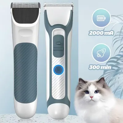 Tondeuse Chien Poil Long Epais Electrique sans Fil Kit