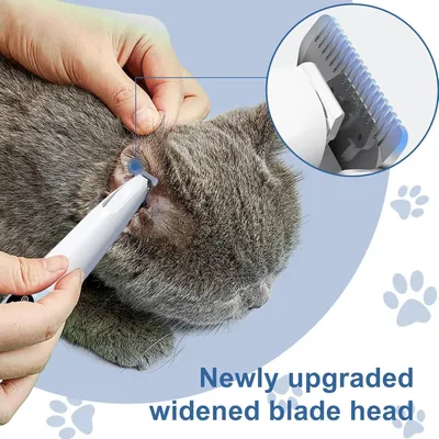 Trimmer pour Pattes de Chien Sans Fil, Imperméable, Rechargeable 600mAh