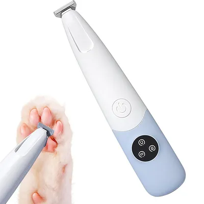 Trimmer pour Pattes de Chien Sans Fil, Imperméable, Rechargeable 600mAh Trimmer pour Pattes de Chien Sans Fil, Imperméable, Rechargeable 600mAh