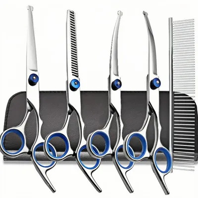 Petopia Ensemble de ciseaux de toilettage pour chiens et chats Petopia Ensemble de ciseaux de toilettage pour chiens et chats