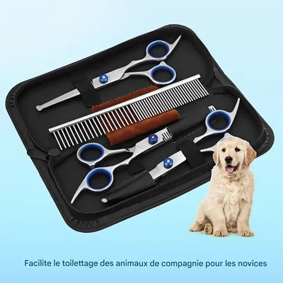 Petopia Ensemble de ciseaux de toilettage pour chiens et chats Petopia Ensemble de ciseaux de toilettage pour chiens et chats