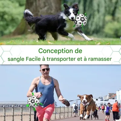 Pet Planet Chiens Balle avec Poignée