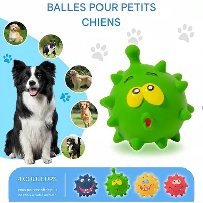 Pet Planet Chiens Jouet en Caoutchouc Naturel FunnyFacePack