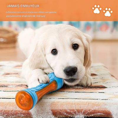 Pet Planet Chiens SplashFun Set de 4 Jouets Sonores