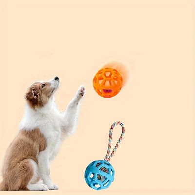 Pet Planet Chiens Happy Time Balle Avec Corde