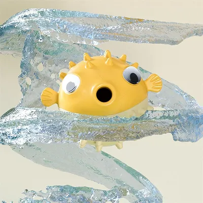 IntiMeg Jouet Ball en TPR pour chien - Forme de dauphin