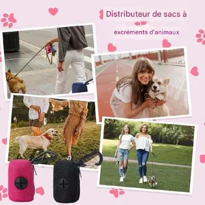 Petopia Distributeur de sacs à crottes pour chien