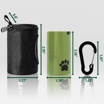 Petopia Distributeur de sacs à crottes en tissu pour chien