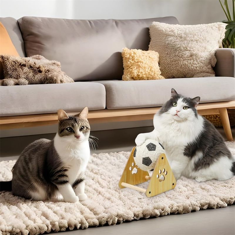 IntiMeg Boule à gratter en sisal pour chat