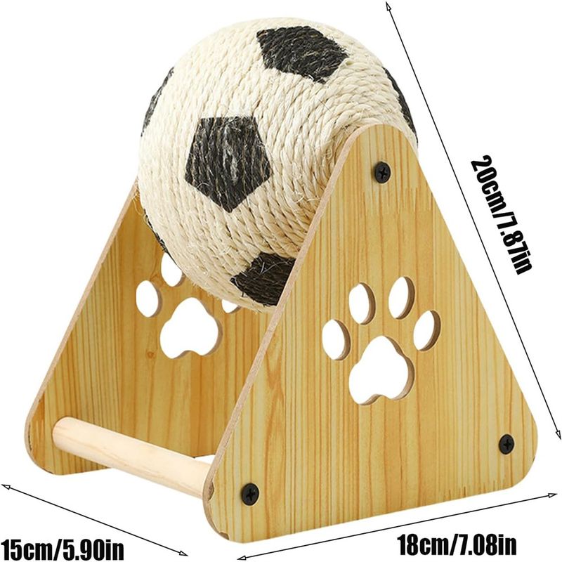 IntiMeg Boule à gratter en sisal pour chat