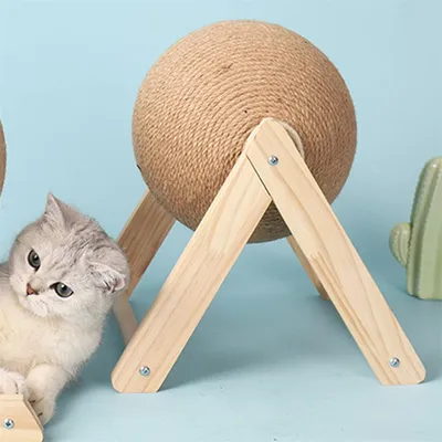 IntiMeg Jouet griffoir en sisal pour chat