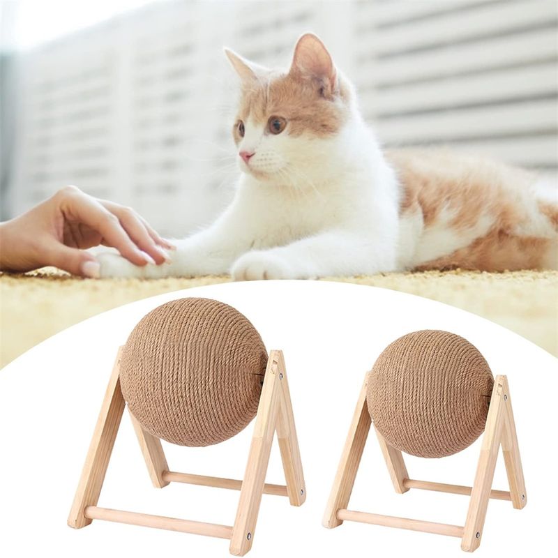 IntiMeg Jouet griffoir en sisal pour chat
