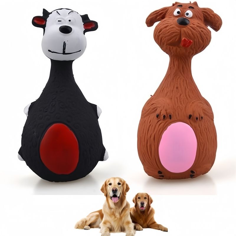 Pet Planet Chiens et Chats Jouet à Grincer CartoonBellyPack