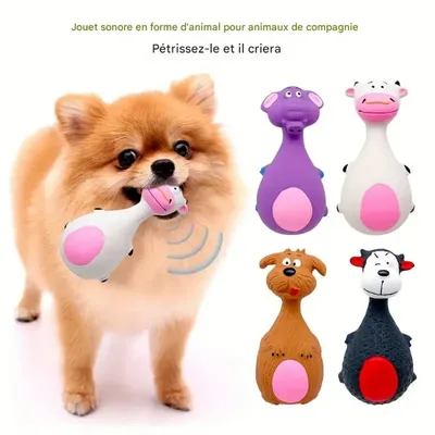 Pet Planet Chiens et Chats Jouet à Grincer CartoonBellyPack