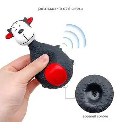 Pet Planet Chiens et Chats Jouet à Grincer CartoonBellyPack