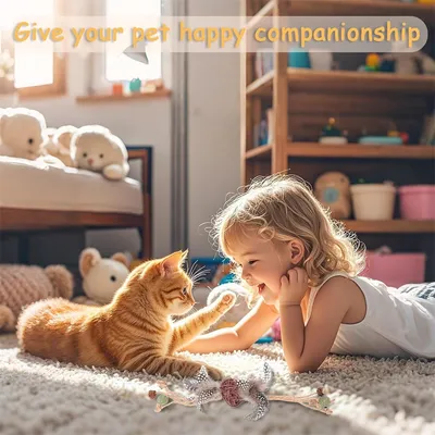 IntiMeg Jouets d'herbe à chat interactifs