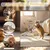 IntiMeg Jouets d'herbe à chat interactifs