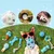 Pet Planet Chiens ToughPlay Set de 10 Jouets en TPR et Cordes de Peluche