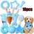 Pet Planet Chiens ToughPlay Set de 10 Jouets en TPR et Cordes de Peluche Pet Planet Chiens ToughPlay Set de 10 Jouets en TPR et Cordes de Peluche