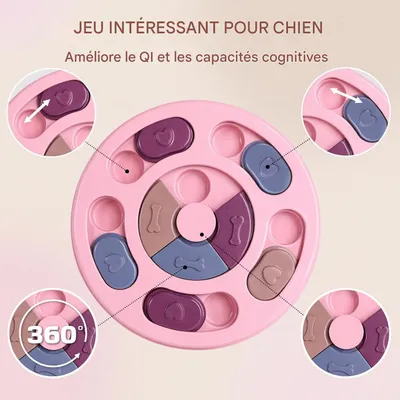 Pet Planet ZooVenture Stimule IQ Soulage Anxiété Jouet Puzzle Pour Chien