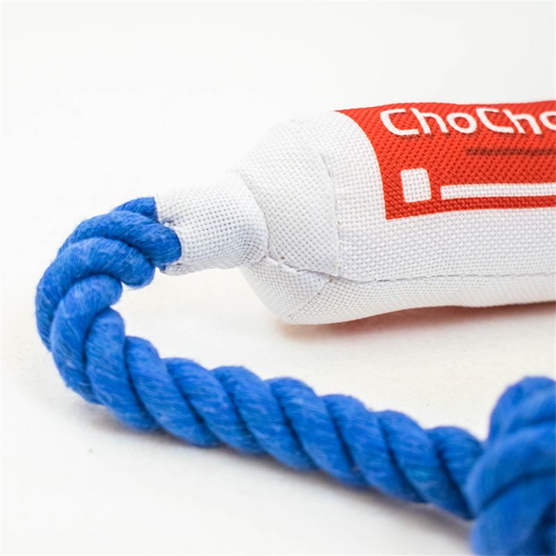 IntiMeg Jouet pour chien en peluche en forme de dentifrice