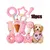 Pet Planet Chiens ToughPlay Set de 10 Jouets en TPR et Cordes de Peluche Pet Planet Chiens ToughPlay Set de 10 Jouets en TPR et Cordes de Peluche