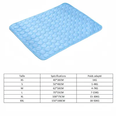 FurryFusion Tapis rafraîchissant lavable pour chats et chiens