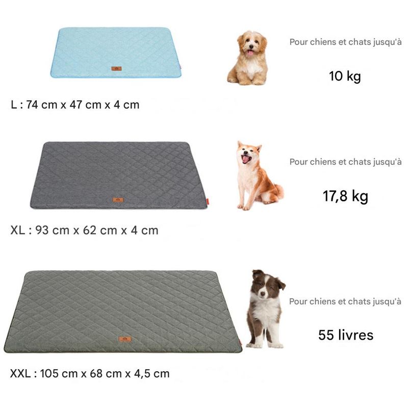 IntiMeg Matelas rectangulaire pour chien