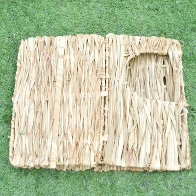 FurryFusion Maison de lapin en paille