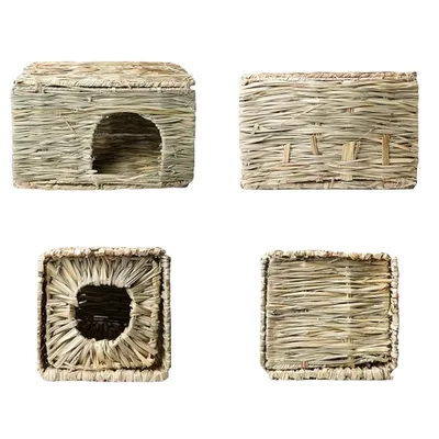 FurryFusion Maison de lapin en paille