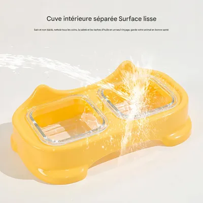 FurryFusion Gamelle double pour chat