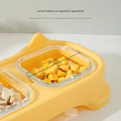 FurryFusion Gamelle double pour chat