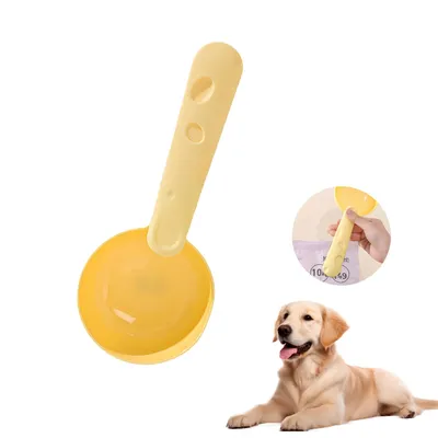 FurryFusion cuillère de nourriture pour chiens en forme de fromage