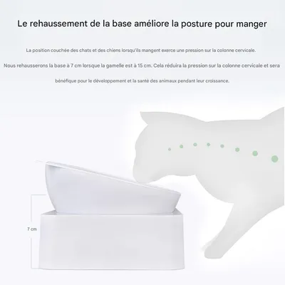 Petopia  Gamelle pour chat pour boire de l'eau et se nourrir