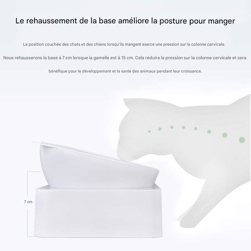 Petopia  Gamelle pour chat pour boire de l'eau et se nourrir
