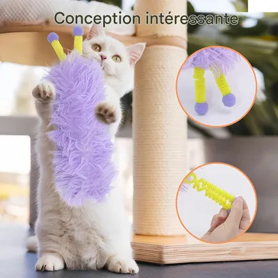 Pet Planet Chats CatnipPillowSet Lot de 3 Jouets