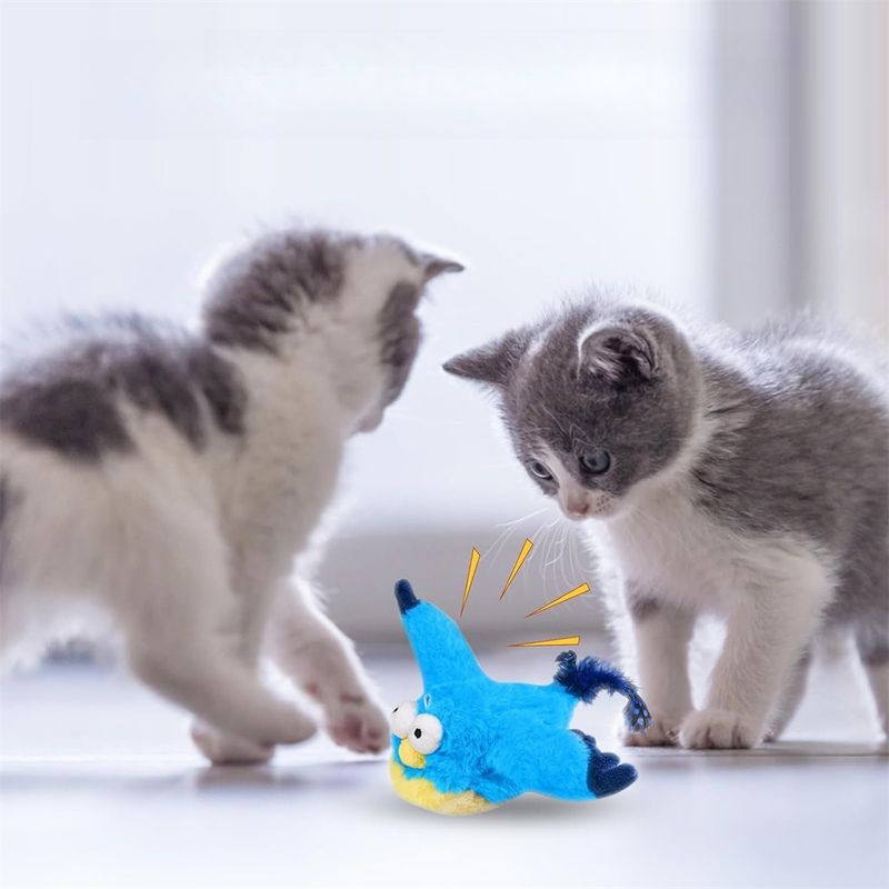 Pet Planet Jouet électronique de oiseau tremblant