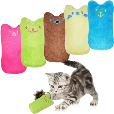 IntiMeg Jouets pour chats en herbe à chat