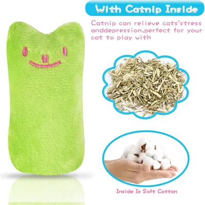 IntiMeg Jouets pour chats en herbe à chat