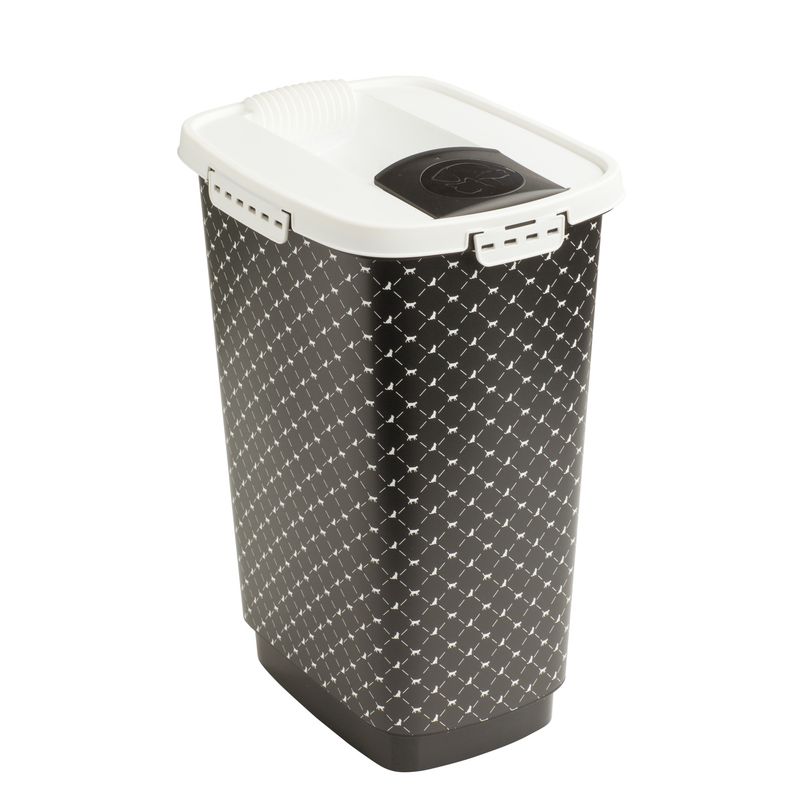 CPL Pet Food Container B&W Chat/Chien 25 L