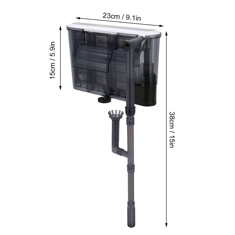 Filtre pour aquarium à poisson suspendu 220V