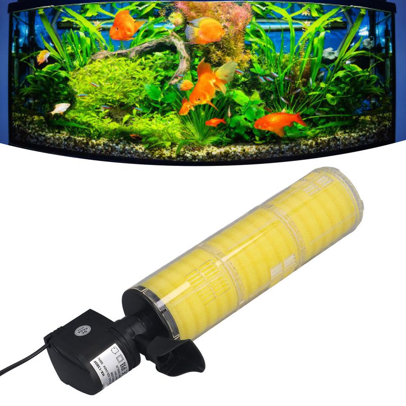 ZENITHMIND Pompe de réservoir de poisson de filtre intégré 220V